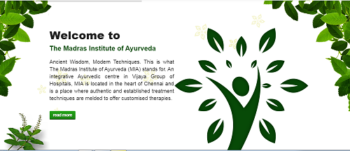 Madras institute of ayurveda