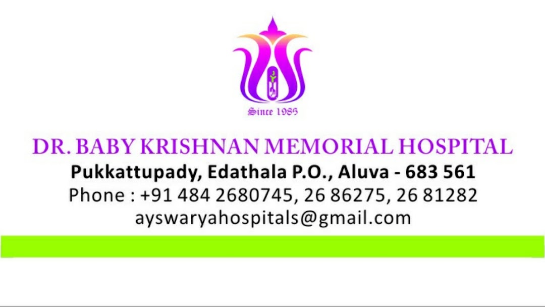 Dr. Baby krishnan memorial Ayswarya Hospital – Aluva