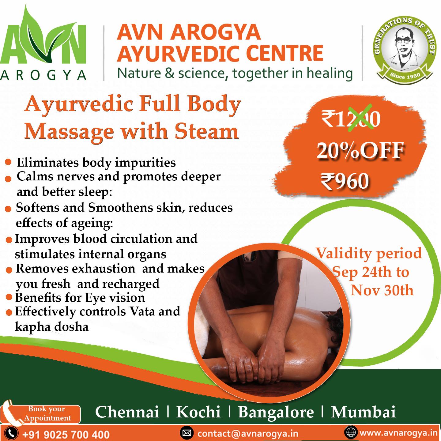 AVN Arogya Ayurvedic Centre – Velachery